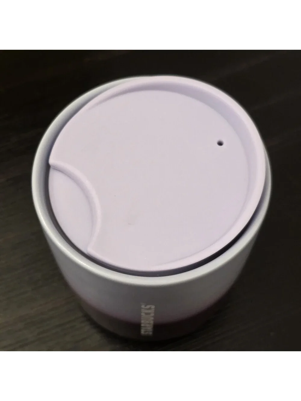 Starbucks Ceramic Tumbler Unisex 8oz Purple Ombre Lilac With Lid VGC